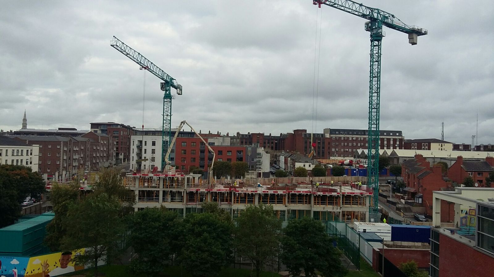 Photograph of the site taken in early October 2016