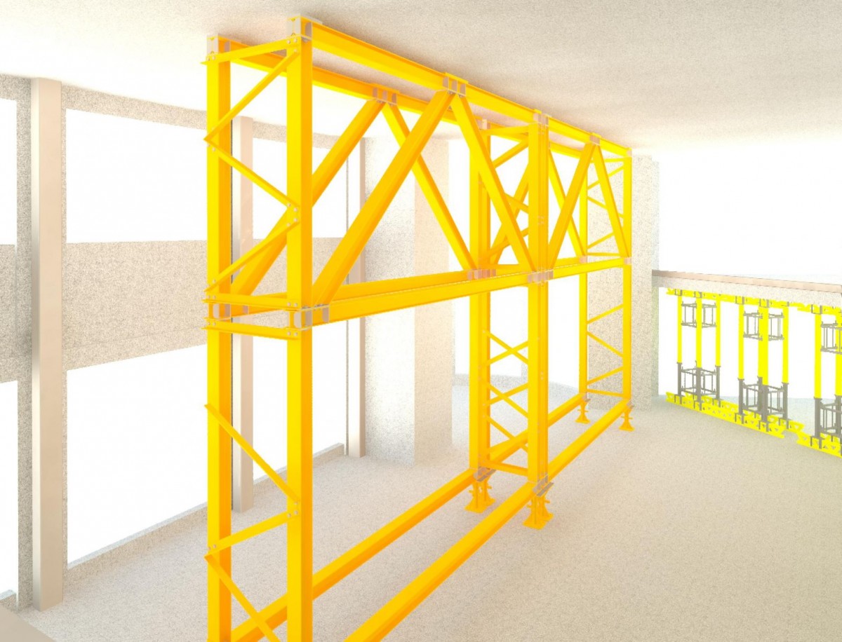 Extract from Revit BIM Model from the same location & angle as Photo 1