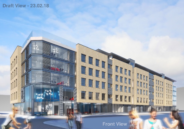 3D Image of completed building