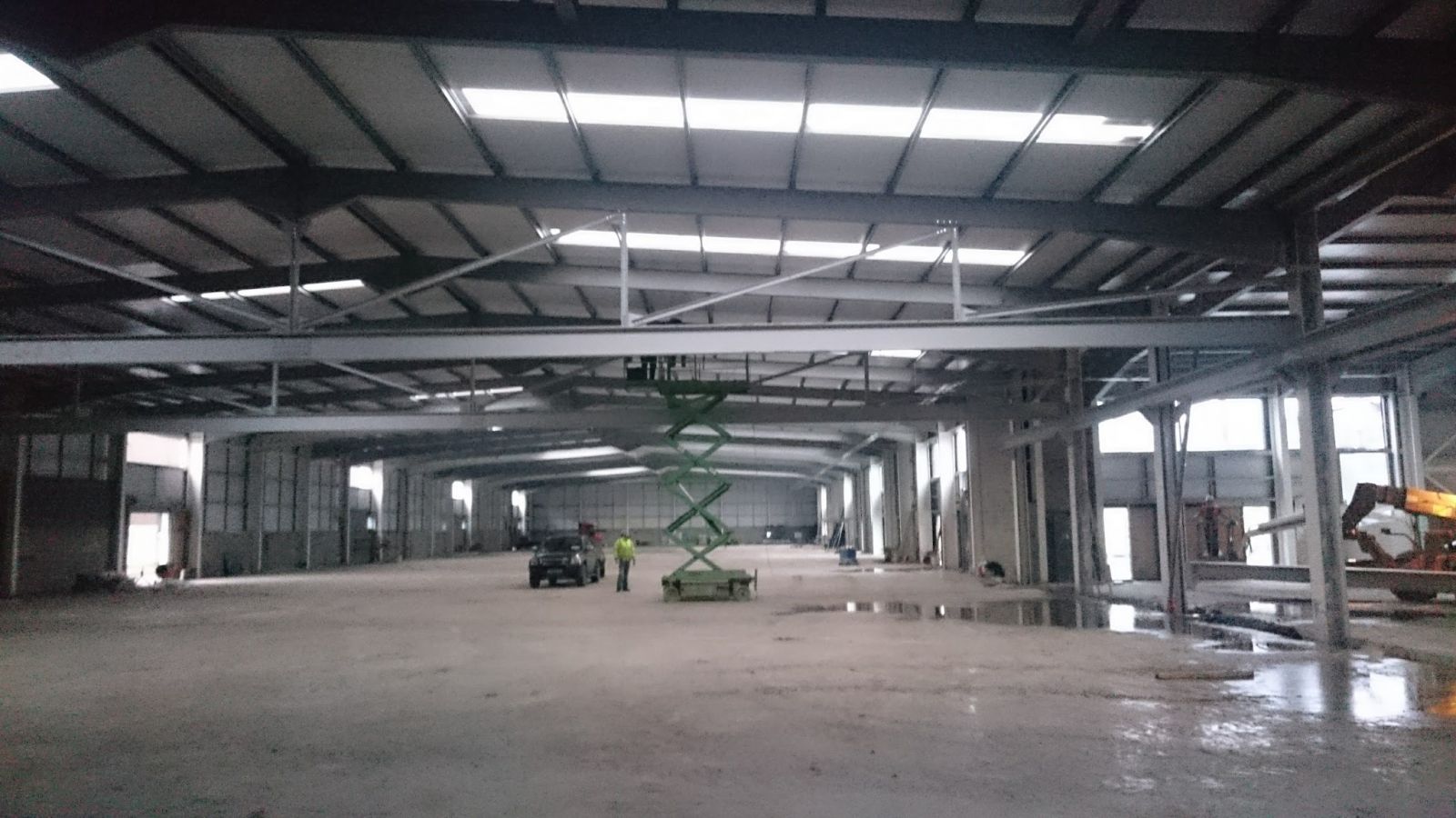 Internal view of store post demolition works