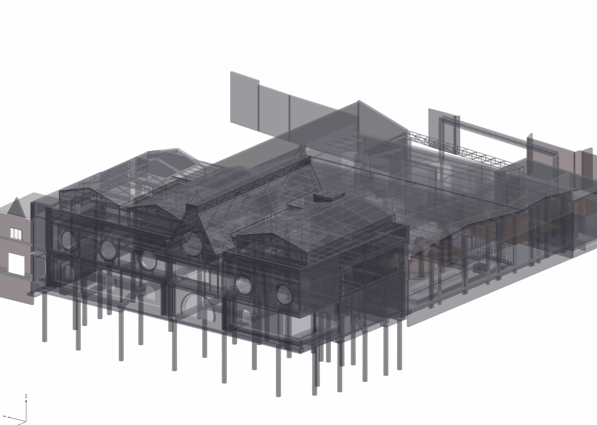 Revit model of proposed new distillery
